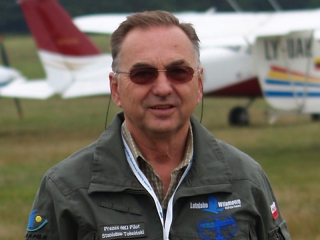 Stanisław Tołwiński - prezes Zarządu Aeroklubu Krainy Jezior