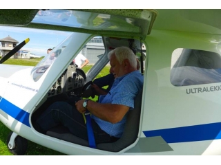 Przygotowania Ryszarda do lotu